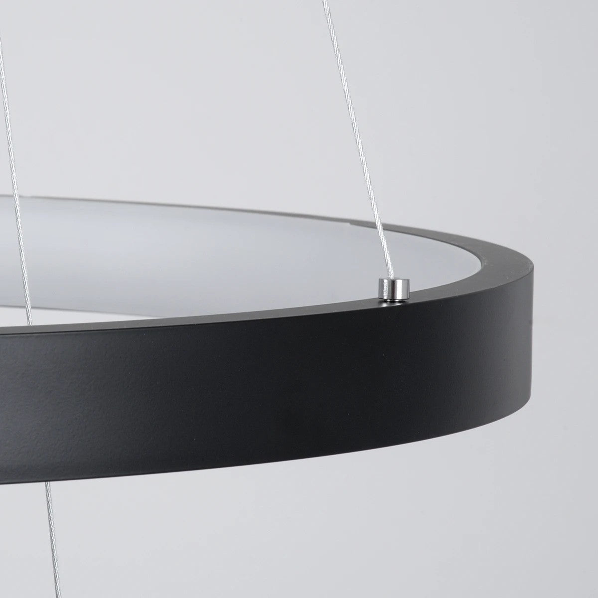 kelvo® NEMESIS KLV-101-0220 Κρεμαστό Φωτιστικό Οροφής LED 120W 12000lm 180° AC 220-240V IP20 Ρυθμιζόμενο Λευκό CCT με Χειριστήριο από 2700K έως 6000K Dimmable - Lumileds SMD Chip - Μαύρο Ματ - Μ80 x Π80 x Υ80cm - 3 Χρόνια Εγγύηση