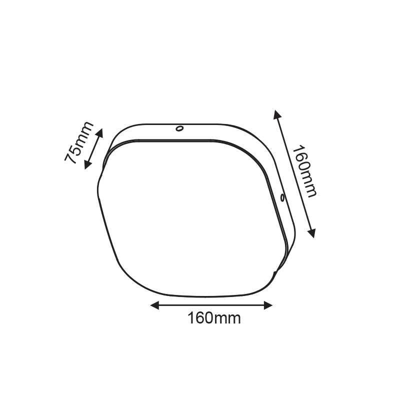 ^LED SMD WALL LUMINAIRE 10W 630LM 120° 230V AC 3.000K DARK GREY CRI80 IP65 30.000HRS - ledmania.gr