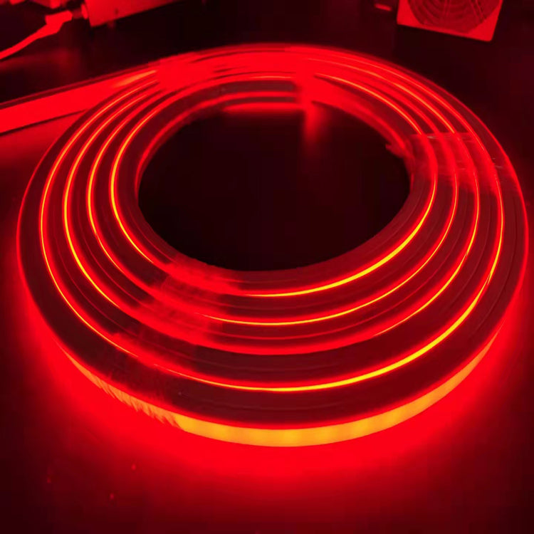 5 μετρα Neon Flex 22-24lm/led ταινία Led 6*12mm-12vDc Κοκκινο