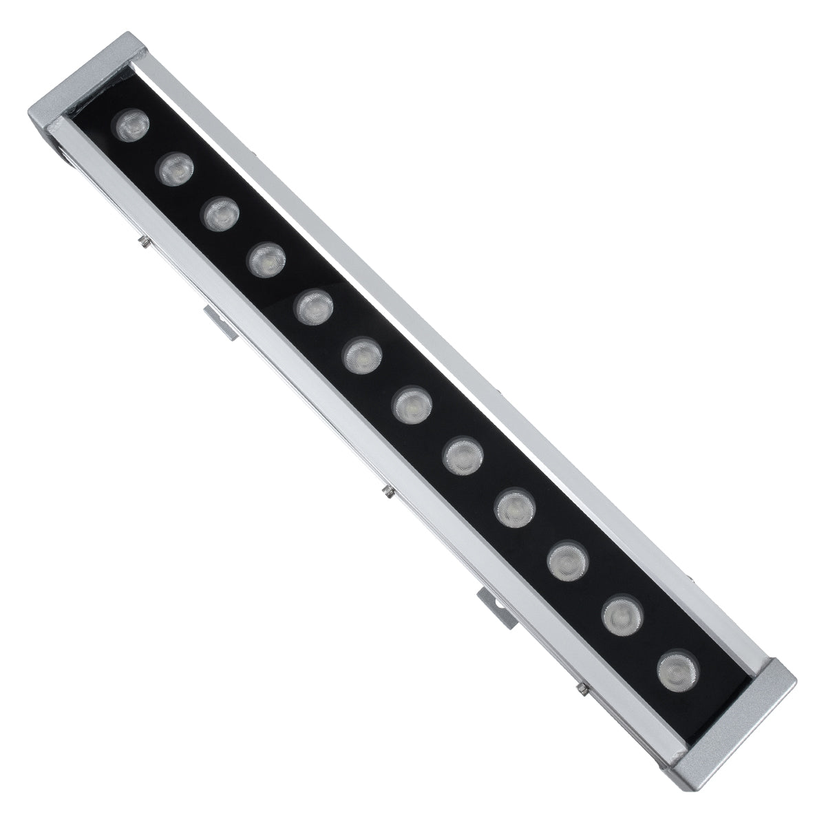 GloboStar® WASHER-DAIA S-90997 Μπάρα Φωτισμού Wall Washer LED 96W 10080lm 30° AC 230V Αδιάβροχο IP65 Μ52 x Π7.5 x Υ7cm Πολύχρωμο 4in1 RGBW DMX512 Display on Body - Ασημί - ledmania.gr