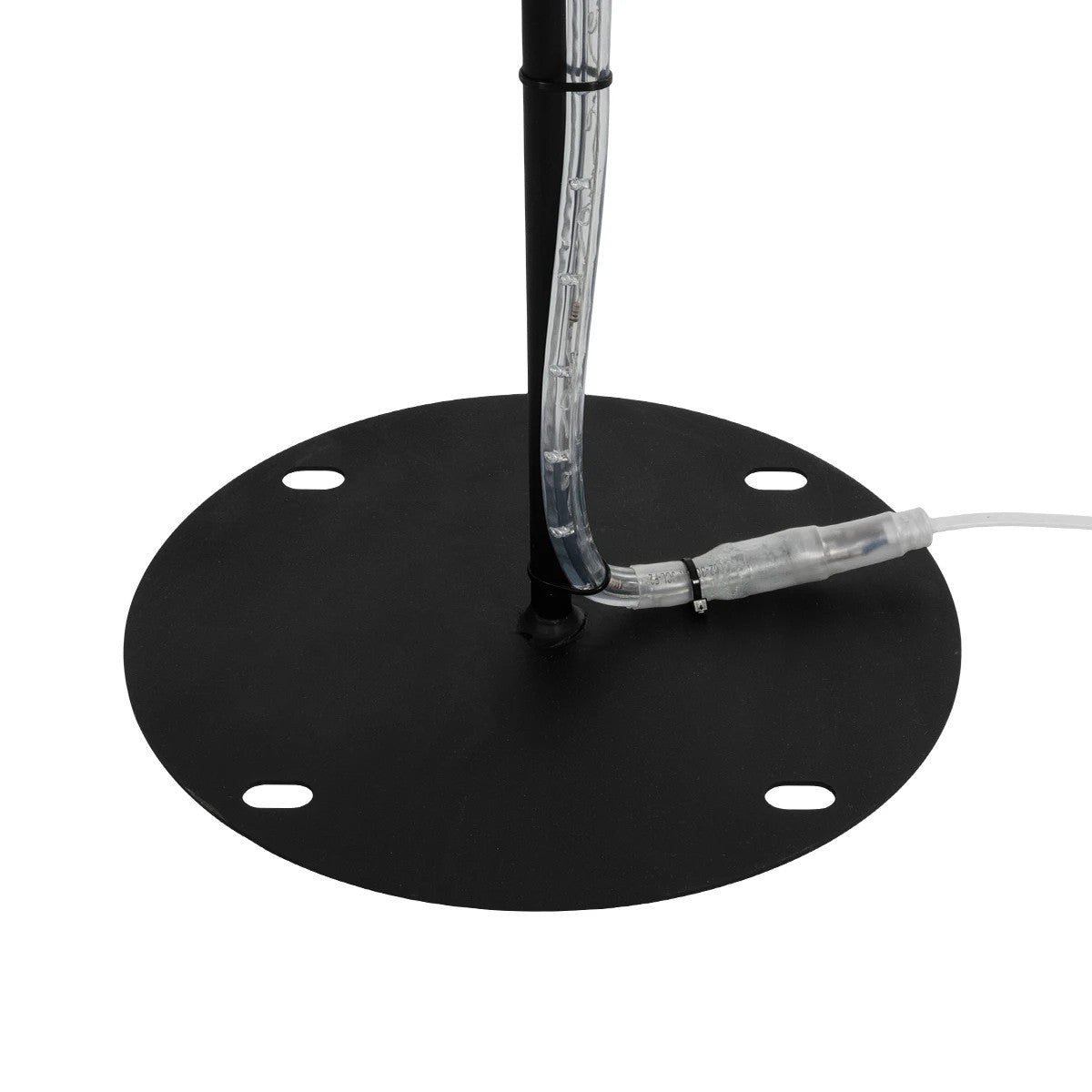 GLOBOSTAR® XMAS-STAR-BIG Χριστουγεννιάτικο Διακοσμητικό Φωτιστικό LED 19,5W 780lm 360° AC 220-240V Αδιάβροχο IP65 Θερμό Λευκό 2700K - Μαύρο & Διάφανο - M114 x Π25 x Υ132cm - 2 Χρόνια Εγγύηση - ledmania.gr