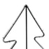GLOBOSTAR® XMAS-TREE-BIG Χριστουγεννιάτικο Διακοσμητικό Φωτιστικό LED 27.3W 1092lm 360° AC 220-240V Αδιάβροχο IP65 Θερμό Λευκό 2700K  - Μαύρο & Διάφανο - Μ134 x Π25 x Υ188cm - 2 Χρόνια Εγγύηση - ledmania.gr