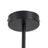 GloboStar® KATIE 00538 Μοντέρνο Φωτιστικό Οροφής Μονόφωτο Μαύρο - Χρυσό Μεταλλικό Καμπάνα Φ30 x Υ120cm - ledmania.gr