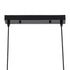 GloboStar® VERONA 00587 Μοντέρνο Κρεμαστό Φωτιστικό Οροφής Πολύφωτο Μαύρο Μεταλλικό Πλέγμα Μ100 x Π28 x Υ20cm - ledmania.gr