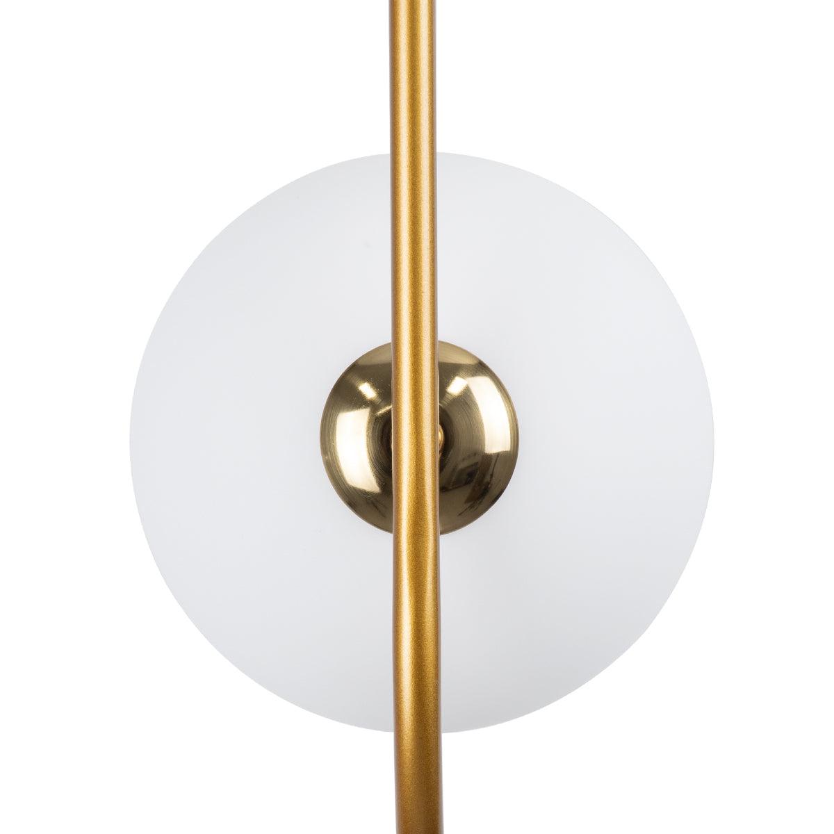 GloboStar® HAMBURG 00590 Μοντέρνο Κρεμαστό Φωτιστικό Οροφής Μονόφωτο Χρυσό Μεταλλικό Γυάλινο Μπάλα Μ20 x Π15 x Υ40cm - ledmania.gr