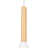 GloboStar® DILLON 00627 Μοντέρνο Κρεμαστό Φωτιστικό Οροφής Τρίφωτο Λευκό Μεταλλικό Καμπάνα Φ26 x Υ130cm - ledmania.gr