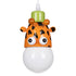 GloboStar® GIRAFFE 00638 Μοντέρνο Κρεμαστό Παιδικό Φωτιστικό Οροφής Μονόφωτο Λευκό Πράσινο Πορτοκαλί Μαύρο Μεταλλικό Μ12 x Π10.5 x Υ13.5cm - ledmania.gr