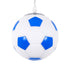 GloboStar® FOOTBALL 00644 Μοντέρνο Κρεμαστό Παιδικό Φωτιστικό Οροφής Μονόφωτο Γαλάζιο Λευκό Γυάλινο Φ15 x Υ18cm - ledmania.gr