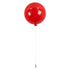 GloboStar® BALLOON 00652 Μοντέρνο Παιδικό Φωτιστικό Οροφής Μονόφωτο Κόκκινο Πλαστικό Μπάλα Φ30 x Υ33cm - ledmania.gr