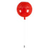 GloboStar® BALLOON 00652 Μοντέρνο Παιδικό Φωτιστικό Οροφής Μονόφωτο Κόκκινο Πλαστικό Μπάλα Φ30 x Υ33cm - ledmania.gr