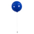 GloboStar® BALLOON 00654 Μοντέρνο Παιδικό Φωτιστικό Οροφής Μονόφωτο Μπλε Πλαστικό Μπάλα Φ30 x Υ33cm - ledmania.gr