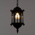 GloboStar® DARCY 00655 Vintage Κρεμαστό Φωτιστικό Οροφής Μονόφωτο Μαύρο Μεταλλικό Πλέγμα Φ15.5 x Y32.5cm - ledmania.gr