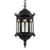 GloboStar® DARCY 00655 Vintage Κρεμαστό Φωτιστικό Οροφής Μονόφωτο Μαύρο Μεταλλικό Πλέγμα Φ15.5 x Y32.5cm - ledmania.gr