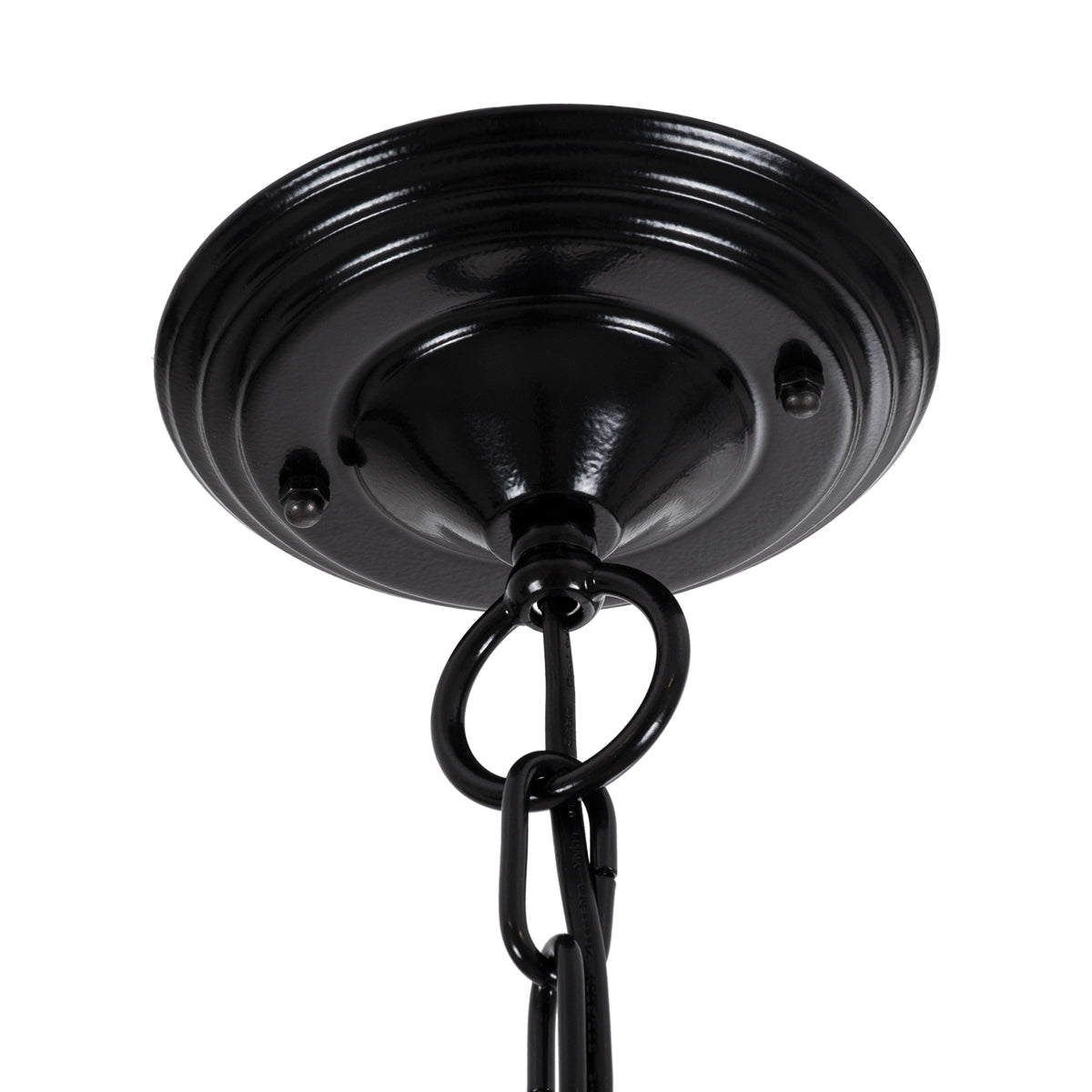 GloboStar® DARCY 00672 Vintage Κρεμαστό Φωτιστικό Οροφής Μονόφωτο 1 x E27 Μαύρο Μεταλλικό Φανάρι Πλέγμα Φ35 x Υ61cm - ledmania.gr