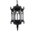 GloboStar® DARCY 00672 Vintage Κρεμαστό Φωτιστικό Οροφής Μονόφωτο 1 x E27 Μαύρο Μεταλλικό Φανάρι Πλέγμα Φ35 x Υ61cm - ledmania.gr