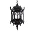 GloboStar® DARCY 00672 Vintage Κρεμαστό Φωτιστικό Οροφής Μονόφωτο 1 x E27 Μαύρο Μεταλλικό Φανάρι Πλέγμα Φ35 x Υ61cm - ledmania.gr