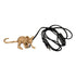 GloboStar® MOUSE 00677 Vintage Επιτραπέζιο Φωτιστικό Πορτατίφ Λαμπατέρ Μονόφωτο με Ντουί 1 x E12 AC 230V Χρυσό Πλαστικό Μ13 x Π4 x Υ7cm - ledmania.gr