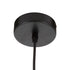 GloboStar® NEVIS 00681 Μοντέρνο Κρεμαστό Φωτιστικό Οροφής Μονόφωτο 1 x E27 Μαύρο Μεταλλικό Καμπάνα Πλέγμα Φ49 x Υ34.5cm - ledmania.gr