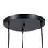 GloboStar® ELISE 00683 Μοντέρνο Κρεμαστό Φωτιστικό Οροφής Τρίφωτο Μπεζ Μεταλλικό Ξύλινο Δρυς Ράγα Φ55 x Υ130cm - ledmania.gr