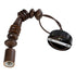 GloboStar® BEADS 00693 Vintage Κρεμαστό Φωτιστικό Οροφής Μονόφωτο 1 x E27 AC220-240V IP20 - Φ5 x Υ33cm - Καφέ Σκούρο Ξύλινο Ανάρτηση - 5 Χρόνια Εγγύηση - ledmania.gr