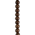 GloboStar® BEADS 00694 Vintage Κρεμαστό Φωτιστικό Οροφής Μονόφωτο 1 x E27 AC220-240V IP20 - Φ4 x Υ47cm - Καφέ Σκούρο Ξύλινο Ανάρτηση - 5 Χρόνια Εγγύηση - ledmania.gr