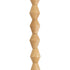 GloboStar® BEADS 00699 Vintage Κρεμαστό Φωτιστικό Οροφής Μονόφωτο 1 x E27 AC220-240V IP20 - Φ4 x Υ43cm - Μπεζ Ξύλινο Ανάρτηση - 5 Χρόνια Εγγύηση - ledmania.gr