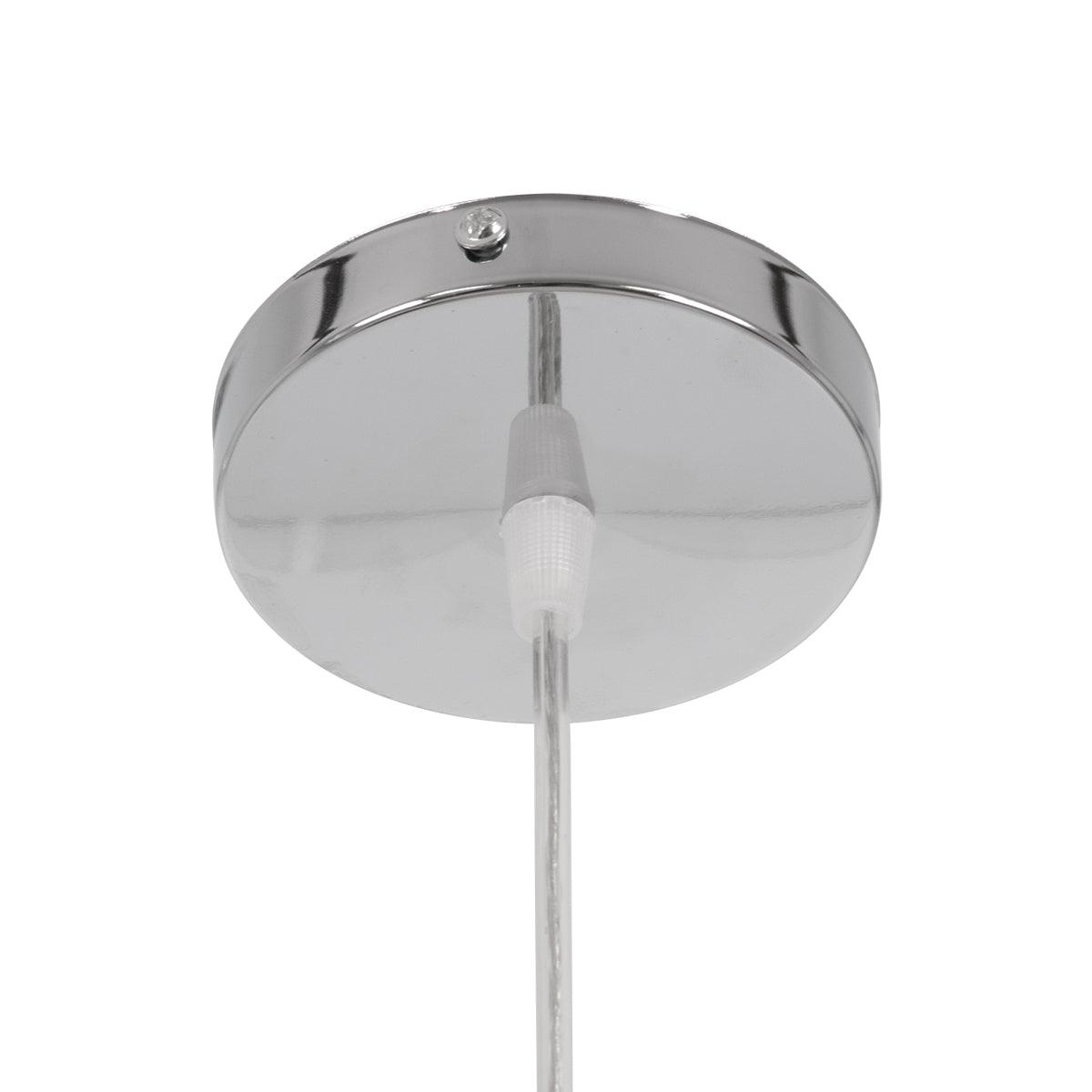 GloboStar® TAHITI 00711 Vintage Κρεμαστό Φωτιστικό Οροφής Μονόφωτο Καφέ Ξύλινο Bamboo Φ38 x Y50cm - ledmania.gr