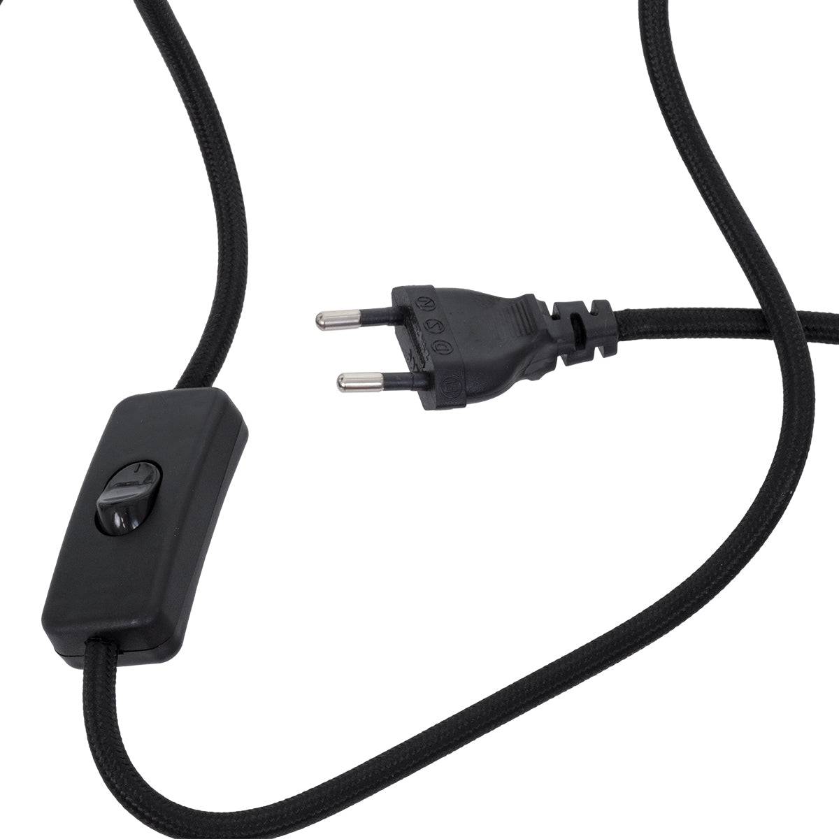 GloboStar® JAVAN 00736 Μοντέρνο Επιτραπέζιο Φωτιστικό Πορτατίφ Λαμπατέρ Μονόφωτο Διάφανο Γυάλινο Μαύρο Μεταλλικό Φ30 x Υ19cm - ledmania.gr