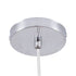 GloboStar® DIXAR 00762 Μοντέρνο Κρεμαστό Φωτιστικό Οροφής Μονόφωτο Γυάλινο Κόκκινο Φ28 x Υ40cm - ledmania.gr