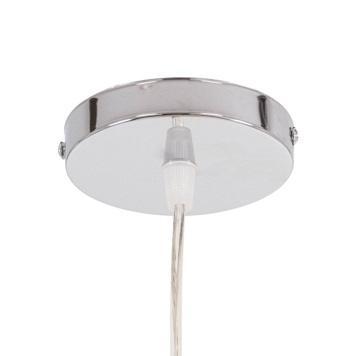 GloboStar® SAN TROPEZ 00764 Vintage Κρεμαστό Φωτιστικό Οροφής Μονόφωτο Μπεζ Ξύλινο Bamboo Φ19 x Υ42cm - ledmania.gr