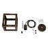 GloboStar® CUBE 00803 Μοντέρνο Κρεμαστό Φωτιστικό Οροφής Μονόφωτο 1 x E27 Χρυσό Σκουριά Μεταλλικό Πλέγμα Μ25 x Π25 x Υ25cm - ledmania.gr