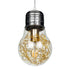 GloboStar® LAMP 00807 Μοντέρνο Κρεμαστό Φωτιστικό Οροφής Μονόφωτο Ασημί Νίκελ Βάση και Χρυσό Ντουί Μεταλλικό Διάφανο Γυαλί Φ15 x Υ27cm - ledmania.gr