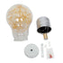 GloboStar® LAMP 00808 Μοντέρνο Κρεμαστό Φωτιστικό Οροφής Μονόφωτο Ασημί Νίκελ Βάση και Χρυσό Ντουί Μεταλλικό Διάφανο Γυαλί Φ30 x Υ52cm - ledmania.gr