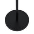 GloboStar® CEDAR 00827 Μοντέρνο Φωτιστικό Δαπέδου Μονόφωτο Μεταλλικό Μαύρο με Καπέλο και Ξύλινη Λεπτομέρεια Φ40 x Υ148cm - ledmania.gr