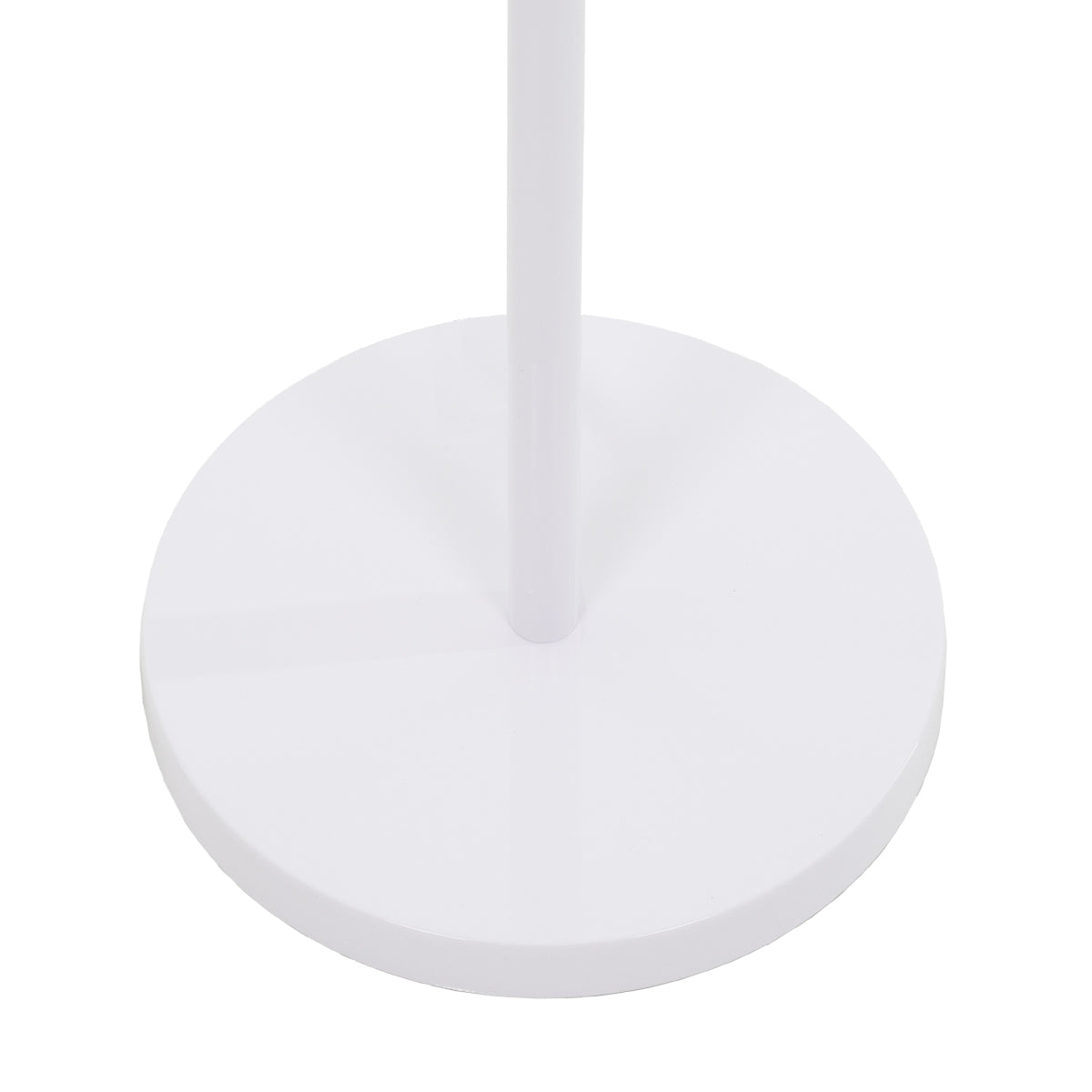GloboStar® CEDAR 00828 Μοντέρνο Φωτιστικό Δαπέδου Μονόφωτο 1 x E27 Λευκό Μεταλλικό Καμπάνα με Λευκό Ύφασμα & Εφέ Ξύλου D40 x H148cm - ledmania.gr