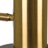 GloboStar® LETO 00835 Μοντέρνο Επιτραπέζιο Φωτιστικό Γραφείου Μονόφωτο Μεταλλικό Μαύρο - Χρυσό Φ12.5 x Μ18 x Π18 x Υ50.5cm