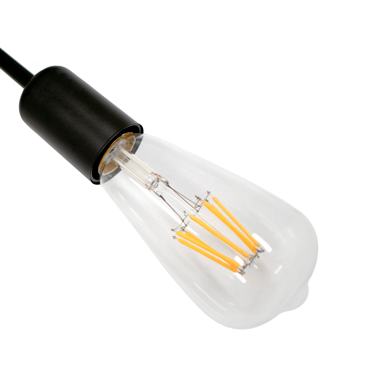 GloboStar® LIBERTA 00840 Μοντέρνο Φωτιστικό Οροφής Πολύφωτο Μαύρο Μεταλλικό Μ102 x Π72 x Υ10.5cm - ledmania.gr