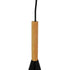 GloboStar® DILLON 00877 Μοντέρνο Κρεμαστό Φωτιστικό Οροφής Μονόφωτο Μαύρο Μεταλλικό Καμπάνα Φ11 x Υ36cm - ledmania.gr