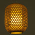 GloboStar® MAURITIUS 00899 Vintage Κρεμαστό Φωτιστικό Οροφής Μονόφωτο Καφέ Ξύλινο Bamboo Φ30 x Υ40cm - ledmania.gr