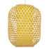 GloboStar® MAURITIUS 00899 Vintage Κρεμαστό Φωτιστικό Οροφής Μονόφωτο Καφέ Ξύλινο Bamboo Φ30 x Υ40cm - ledmania.gr