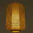 GloboStar® MAURITIUS 00901 Vintage Κρεμαστό Φωτιστικό Οροφής Μονόφωτο Καφέ Ξύλινο Bamboo Φ40 x Y63cm - ledmania.gr