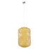 GloboStar® MAURITIUS 00901 Vintage Κρεμαστό Φωτιστικό Οροφής Μονόφωτο Καφέ Ξύλινο Bamboo Φ40 x Y63cm - ledmania.gr