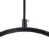 GloboStar® MADRID 00931 Μοντέρνο Κρεμαστό Φωτιστικό Οροφής Μονόφωτο Μαύρο Μεταλλικό Γυάλινο Μπάλα Μ30 x Π20 x Υ30cm - ledmania.gr