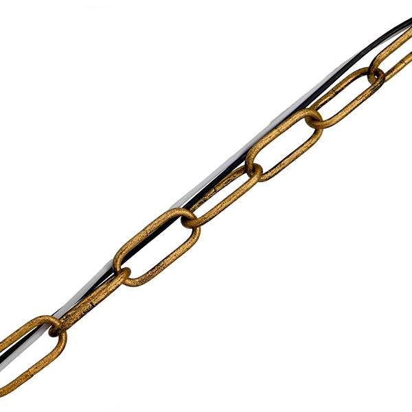 GloboStar® ETOILE 00987 Vintage Industrial Κρεμαστό Φωτιστικό Οροφής Μονόφωτο Μπρονζέ Χρυσό Μεταλλικό Πλέγμα με Μελί Γυαλί Φ28 x Υ38cm - ledmania.gr