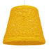 GloboStar® PLAYROOM 00998 Vintage Κρεμαστό Φωτιστικό Οροφής Μονόφωτο Κίτρινο Ξύλινο Ψάθινο Rattan Φ32 x Υ27cm - ledmania.gr