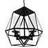 GloboStar® DASTAR 01001-1 Vintage Industrial Κρεμαστό Φωτιστικό Οροφής Πολύφωτο Μαύρο Μεταλλικό Πολυέλαιος Φ52 x Y53cm - ledmania.gr