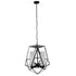 GloboStar® DASTAR 01001-1 Vintage Industrial Κρεμαστό Φωτιστικό Οροφής Πολύφωτο Μαύρο Μεταλλικό Πολυέλαιος Φ52 x Y53cm - ledmania.gr