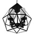 GloboStar® DASTAR 01001-1 Vintage Industrial Κρεμαστό Φωτιστικό Οροφής Πολύφωτο Μαύρο Μεταλλικό Πολυέλαιος Φ52 x Y53cm - ledmania.gr