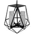GloboStar® DASTAR 01001-1 Vintage Industrial Κρεμαστό Φωτιστικό Οροφής Πολύφωτο Μαύρο Μεταλλικό Πολυέλαιος Φ52 x Y53cm - ledmania.gr