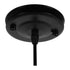 GloboStar® FLOWERPOT 10001210 Μοντέρνο Κρεμαστό Φωτιστικό Οροφής Μονόφωτο Μαύρο Μεταλλικό με Διακοσμητικό Φυτό Φ27 x Y40cm - ledmania.gr